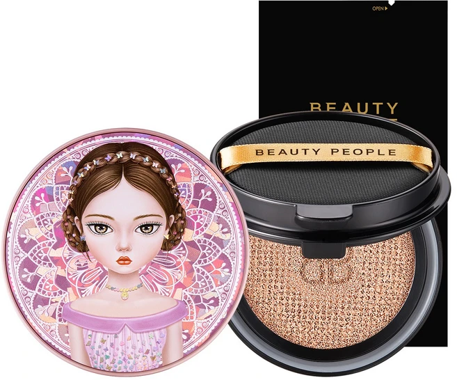 (본품+리필) 뷰티피플 철벽녀 시즌17 에이징 리커버리 커버 쿠션 파운데이션 18g+18g, 1개, 본품(버전2)+리필/21호 - 쿠팡