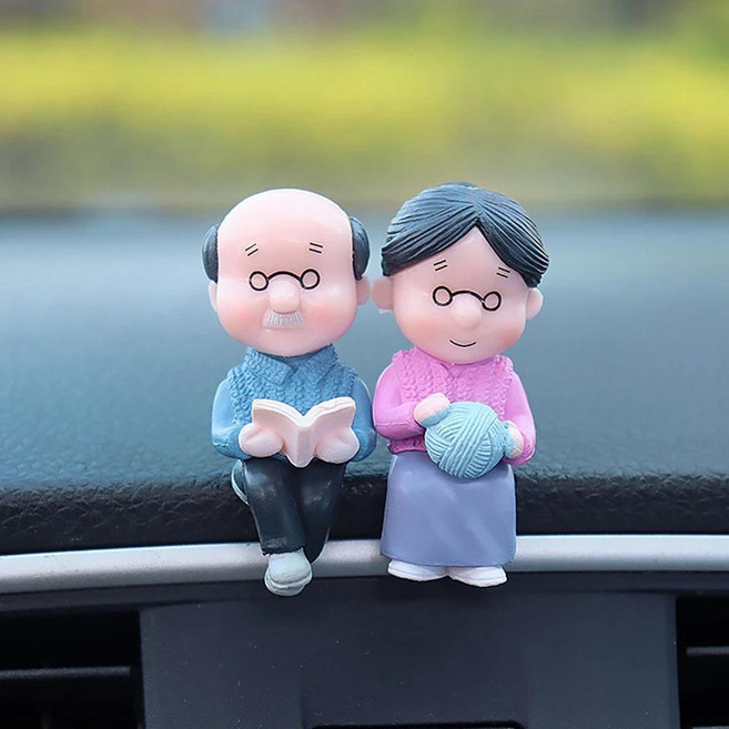 귀여운 만화 로맨틱 커플 자동차 장식 풍선 인형 인테리어 대시 보드 선물, 1개, Color Name: 11. A9