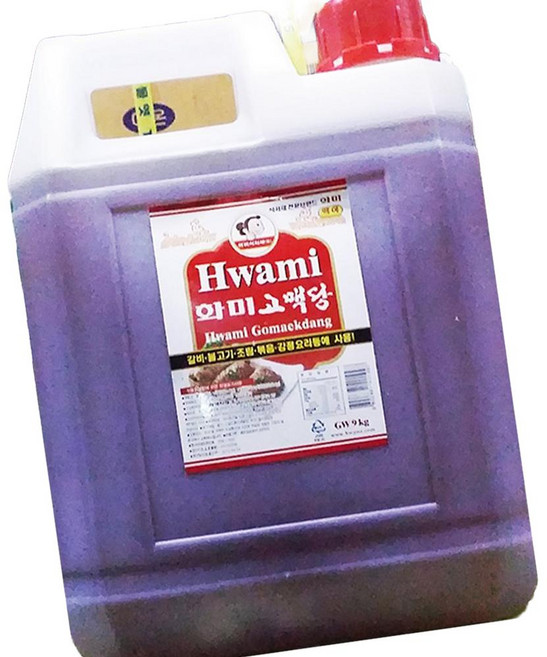 화미 황물엿 9kg 업소용 대용량 물엿 조청, 1개