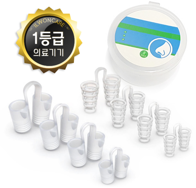 일원케어 코골이 완화 비강확장기 8종 세트, 1개