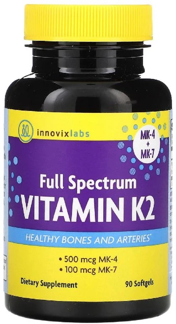 InnovixLabs 인노빅스랩 비타민K2 MK-7 90캡슐, 90정, 1개 - 쿠팡