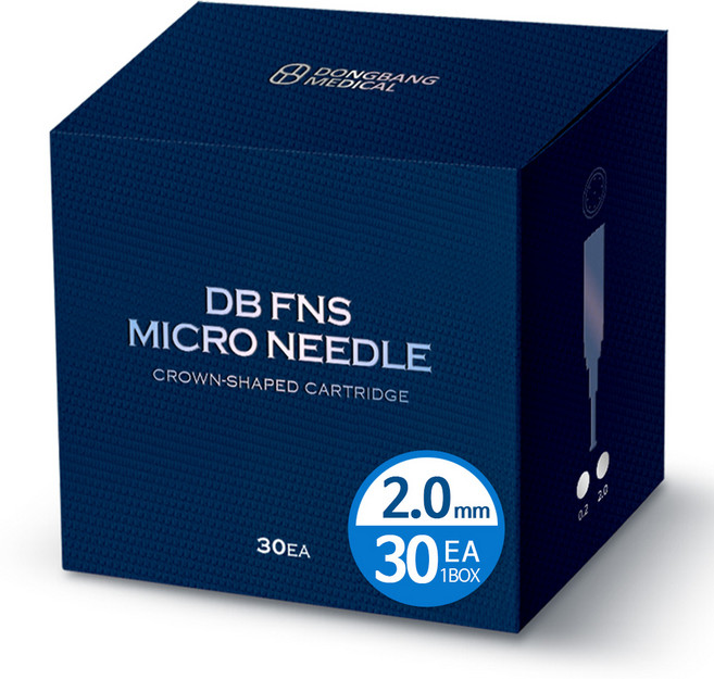 동방메디케어 마이크로니들 FNS MICRO NEEDLE 2.0mm 1박스 30개 MTS니들 의료용 미세니들, 30개입