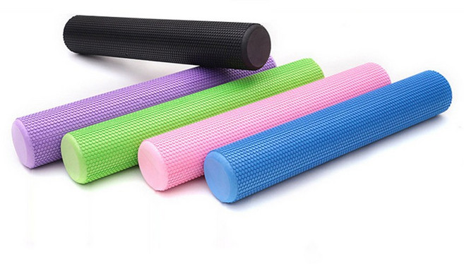 홈이즈스토리 필라테스 EVA 폼롤러 미니 돌기형, 핑크, 1개