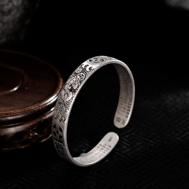 비휴팔찌 순은 999 실버 건강 운 불교 행운 재물 복 돈들어오는팔찌