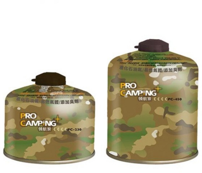 PRO CAMPING 領航家 高山瓦斯罐, 1個, 230g (超取限8罐)