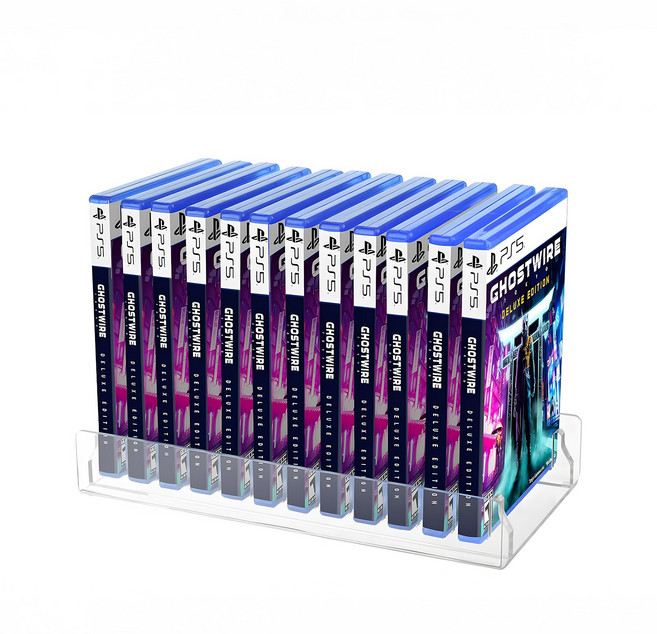 배럴즈 PS5 Xbox 게임 타이틀 블루레이 디스크 거치대, 1개