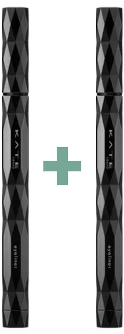 케이트 슈퍼 샤프 리퀴드 라이너 EX 0.6ml, 1+1 오렌지브라운, 1개 - 쿠팡