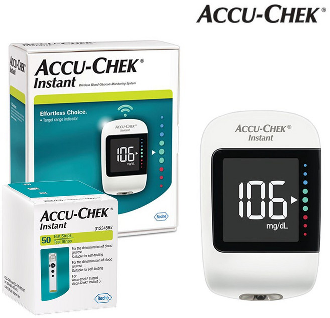 아큐첵 인스턴트 혈당측정기+시험지 50매, 1개