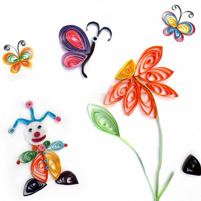 페이퍼 퀼링아트 종이감기공예 색종이 띠지 5mm