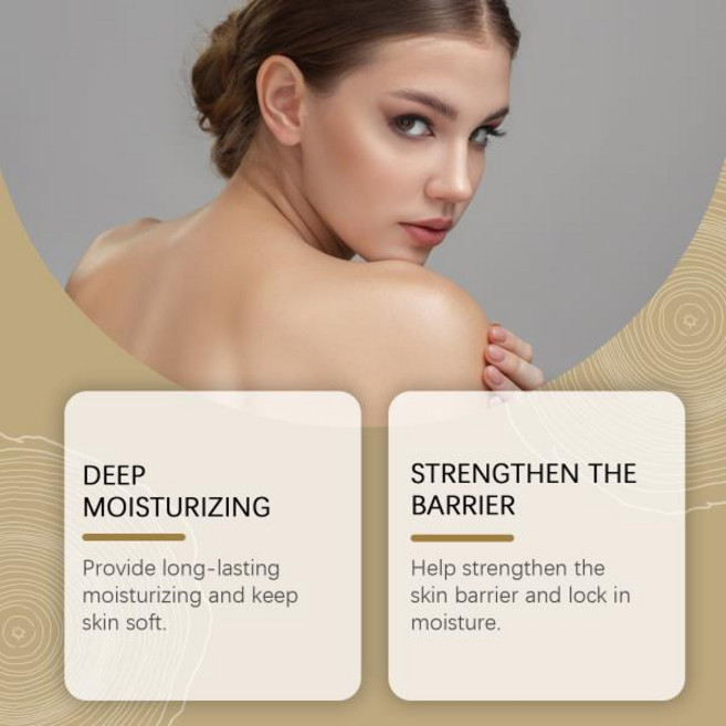 침향 보습 샤워 오일 - 건성 피부를 위한 고급스러운 수분 바디워시 영양 공급 및 진정 포뮬러 100ml / 3.3