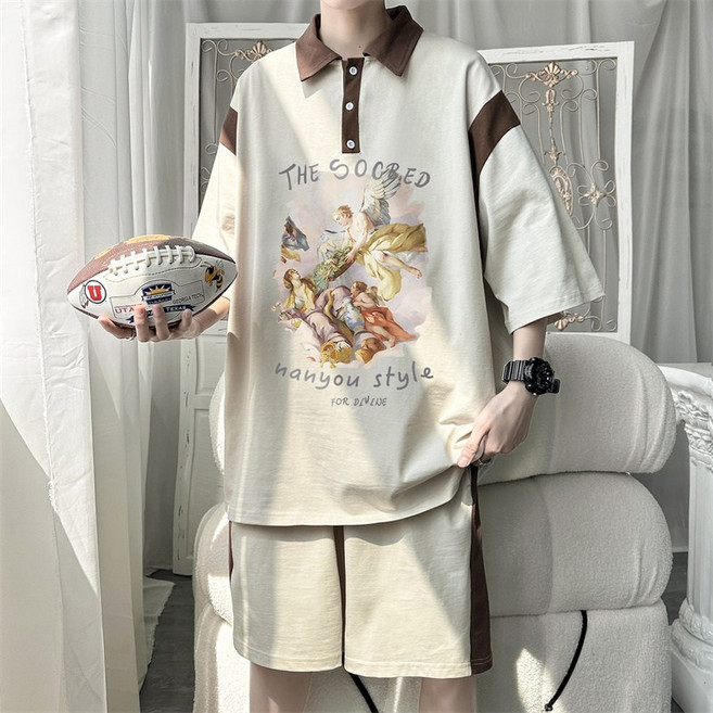 XZ105C-HT12-P45-여름청춘항느낌 반팔남전면슬랙스상의