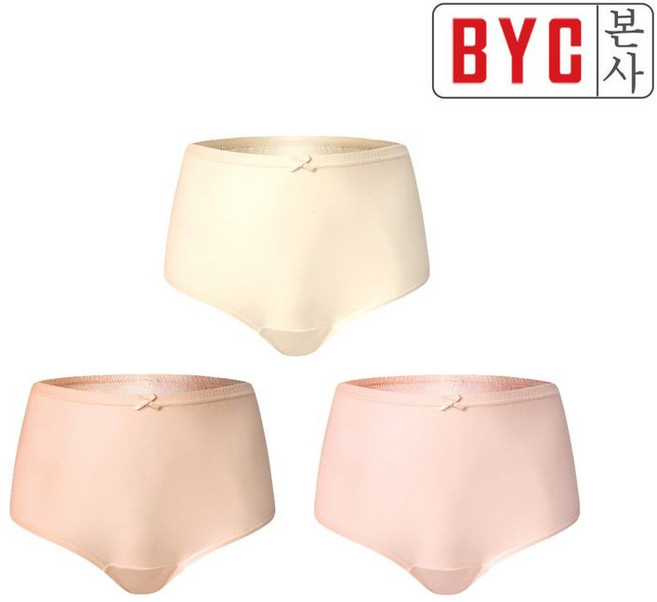 BYC 60수-맥시여삼각 면스판 3매입 WNS5070