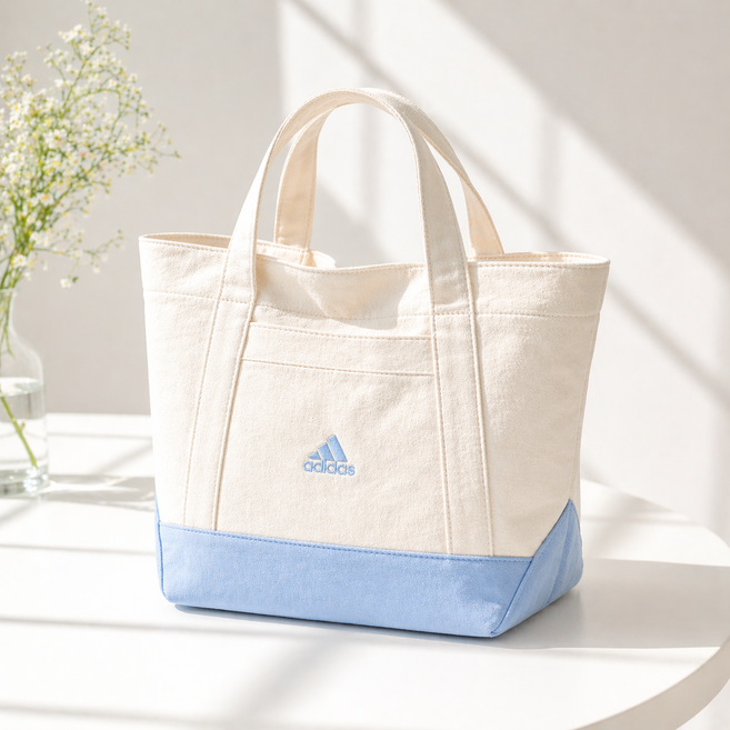 아디다스 소프트 캔버스 미니 토트백 데일리 가벼운 가방