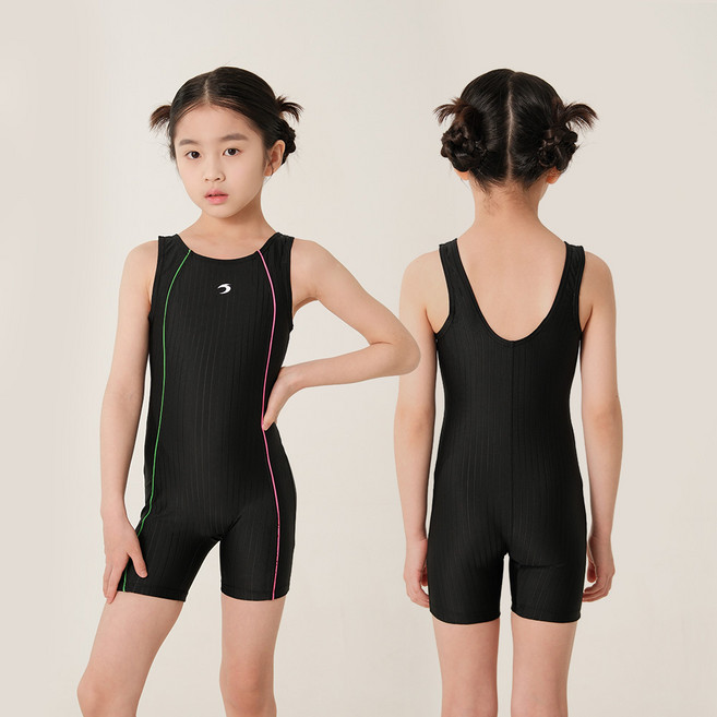 TS스포츠 주니어 여아 반신 실내 수영복 생존수영수영복 TSKG-CP 23011