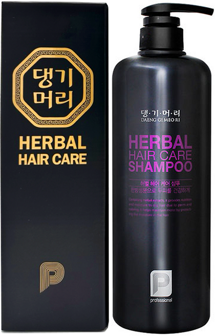 댕기머리 프로페셔널 허벌 헤어 케어 샴푸 1000ml, 1L, 1개