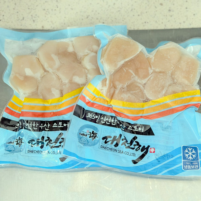 대천해 국내산 키조개 관자, 2개, 200g