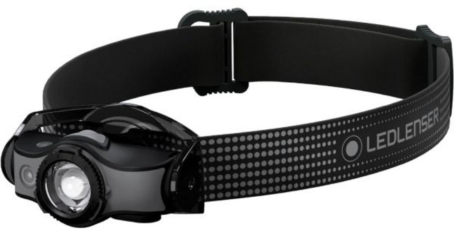 Ledlenser MH5 충전식 실외 헤드램프 어드밴스드 포커스 시스템 400루멘 블랙, 옐로우, 1개