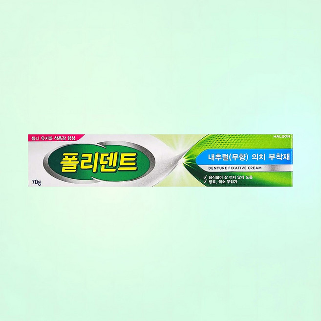 폴리덴트 의치 부착재(무향) x3개, 70g, 3개