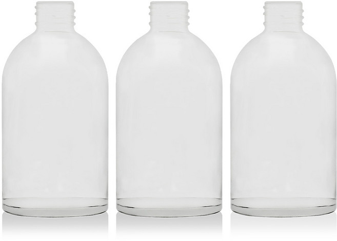 디퓨저 DIY 부자재 시약병 유리 공병, 3개, 200ml, 불투명