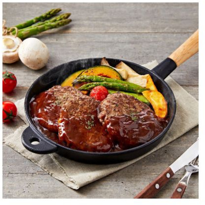 팔복 한우떡갈비 A세트(진국10팩 + 한우 떡갈비300g), 팔복 수제 한우 떡갈비 100g X 3ea 개별소포장