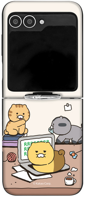 카카오프렌즈 춘식이 오디너리데이 Z플립5 자석카드 케이스