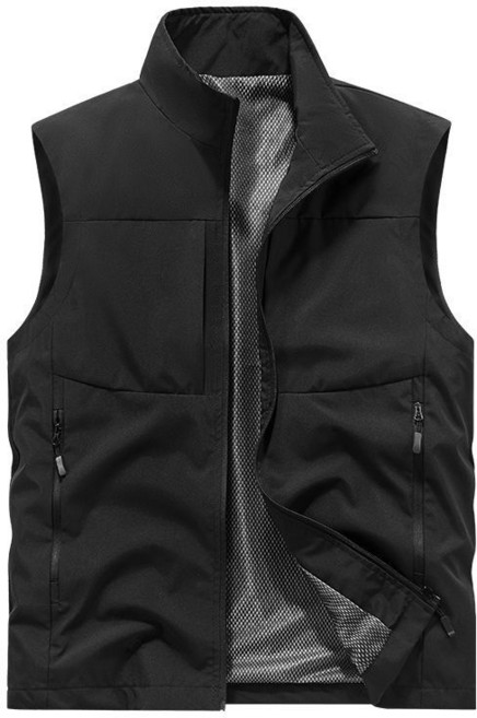 쩐쿠 남성 캐주얼 다용도 포켓 작업 조끼 ZM021