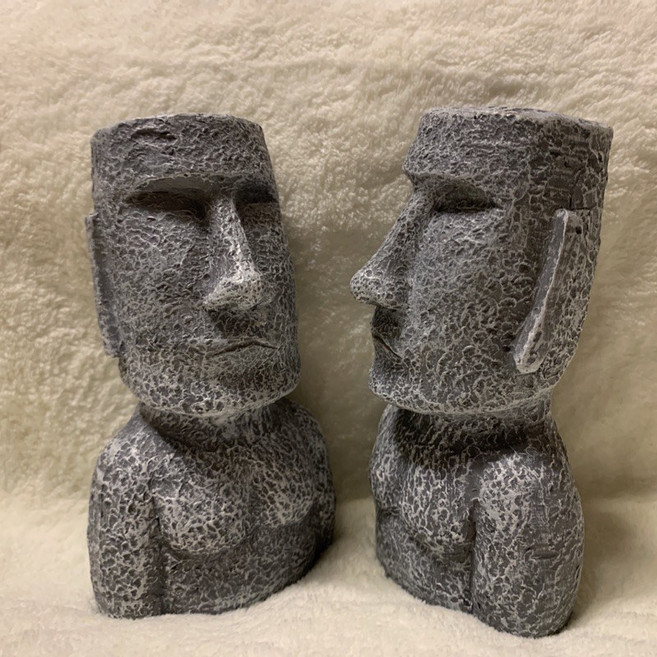 CHENset K186 復活島 肌肉Moai 開瓶器 摩艾 石像 開酒器 擺飾 交換禮物, 1個