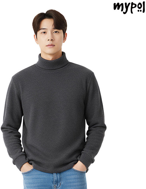 마이폴 기모 남자 목폴라 기본 이너 데일리 폴라티