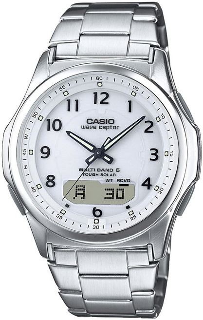 CASIO 卡西歐 Wave Ceptor Multiband 6 Solar男款金屬腕錶 WVA-M630D-7AJF