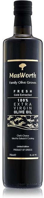 영국 ‎마스워스 MasWorth Extra Virgin Olive Oil 엑스트라 버진 올리브 오일, 5개, 750ml