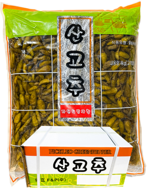 원효 다에 산고추 장아찌, 4kg, 1개