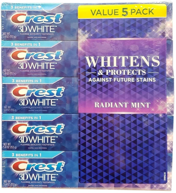 크레스트 3D 화이트 래디언트 페이스트 27온스, 153g - 쿠팡