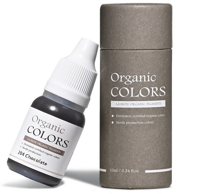 래쉬몬스터 오가닉 수지엠보 색소 아이라인 입술반영구 눈썹문신 스킨커버 10ml, 1개, [엠보 수지] 204 초코렛