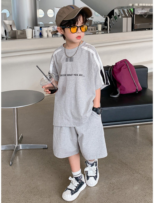 삐삐네옷가게 여름 남아 초등 라인토미 상하세트