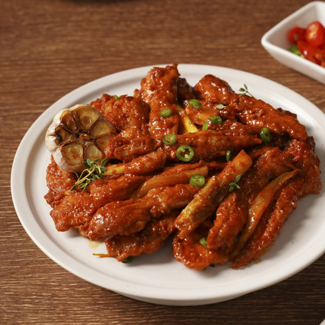 딱한점 양념 닭목살구이 300g, 1개