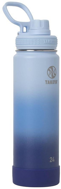 Takeya Actives 단열 물병 뚜껑 포함 미드나잇 623.7ml(22온스), 18 Ounces, Midnight Blue