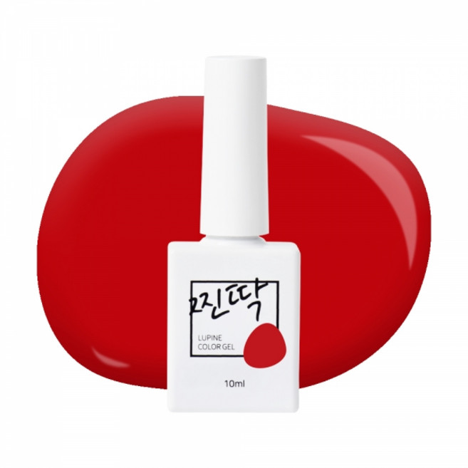 찐딱 프리미엄 네일아트 젤컬러 젤네일, 1개, 10ml, JJ003 (찐 리얼레드)