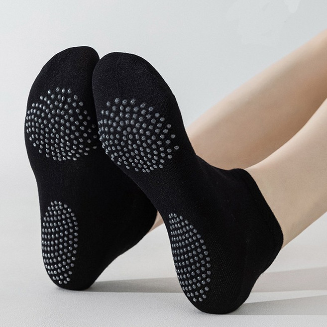 여성 필라테스 요가 양말 홈트 미끄럼방지 대나무 섬유 발목양말 5켤레 세트