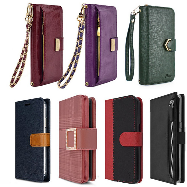 갤럭시J4플러스 다이어리 갤럭시 J4플러스 지갑형 가죽 플립 휴대폰 케이스 SM-J415 N