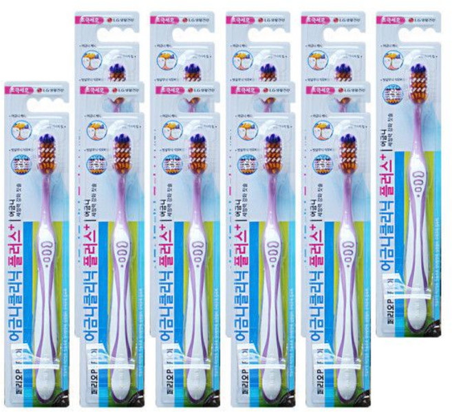 엘지 페리오 칫솔 어금니클리닉 플러스 초극세모 10개