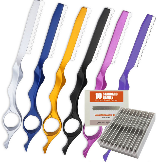 츠키쿠지라 스피드컷 스타일링 레자기+레자날10P, 블랙 1세트, 1개