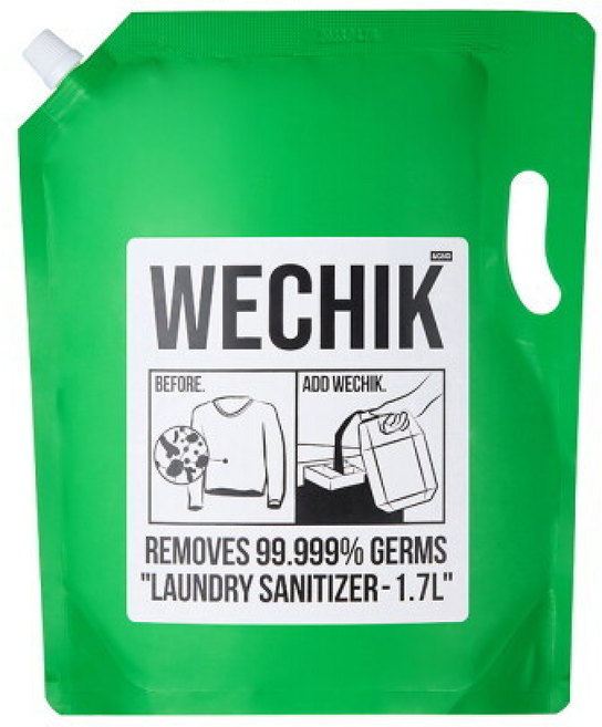 위칙 단품 소독 섬유유연제 1.7L 리필, 1개