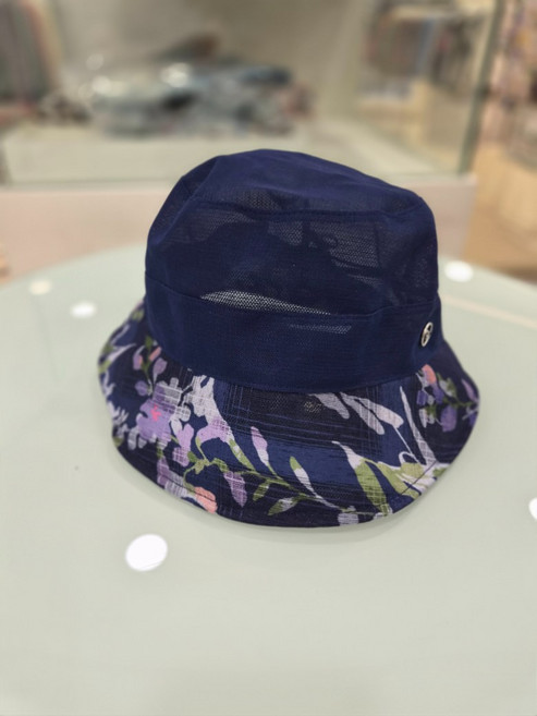 크로커다일레이디 망사 꽃프린트 모자 CLFMH1101-NY_BP