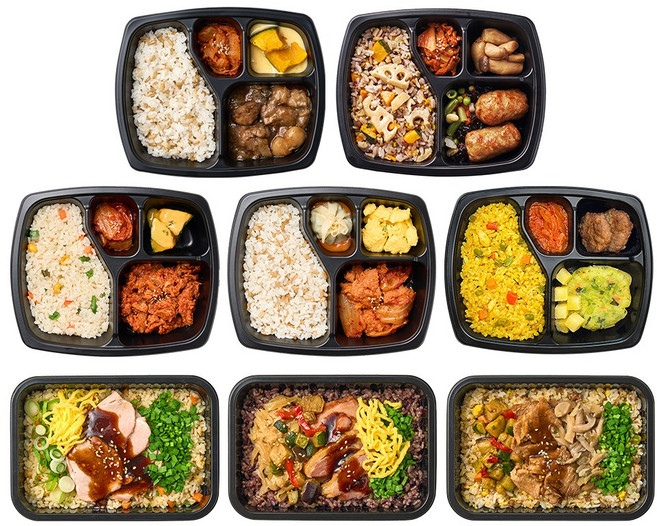 굿스푼 저당 양많은 고기 덮밥 솥밥 도시락 3종+고기반찬 도시락 5종 관리식단 배달, 1개