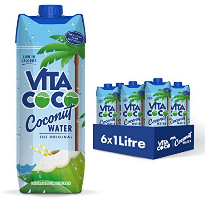 비타 코코 코코넛 water 오리지널 1리터 (6개 팩) Vita Coco Coconut Water Original 33.8 Fl Oz (Pack of 6), 1L, 6개