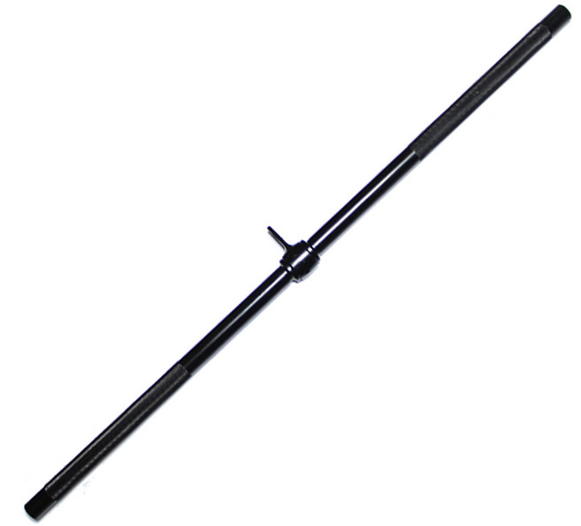 랫풀다운 그립 회전직선바 스트레이트바 100cm 120cm 렛풀다운 바 시티드로우 롱풀 삼두운동 일자바 이두 블랙 크롬 색상, 회전 직선바(블랙/100cm)1개, 1개