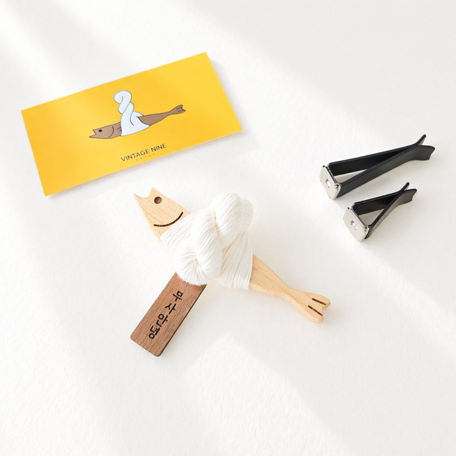 원목 NEW미니액막이명태 차량용악세사리 자석형, 자석형_2.월넛[무사안녕]