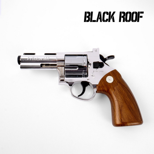 블랙루프 메탈 리볼버 탄피배출 너프건 숏 (부분메탈 버전), 1개