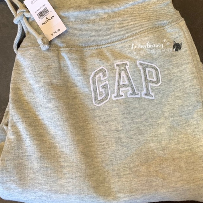GAP 縮口棉褲 刷毛保暖休閒運動褲 男女同款