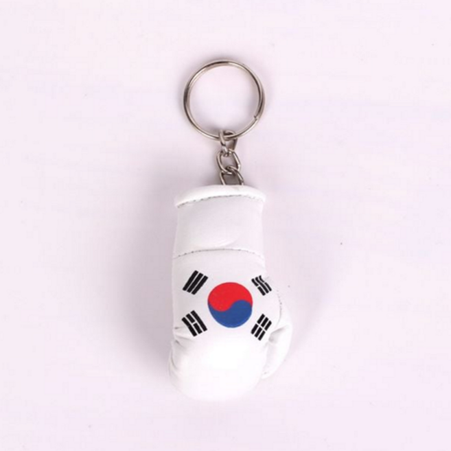 태극기 키링 대한민국 복싱 열쇠고리 글러브 키링 가방 장식